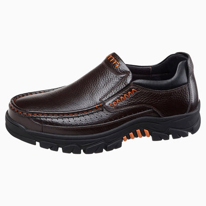 LuganoWalk | Orthopädischer Slip-On Herrenschuh aus Rindsleder