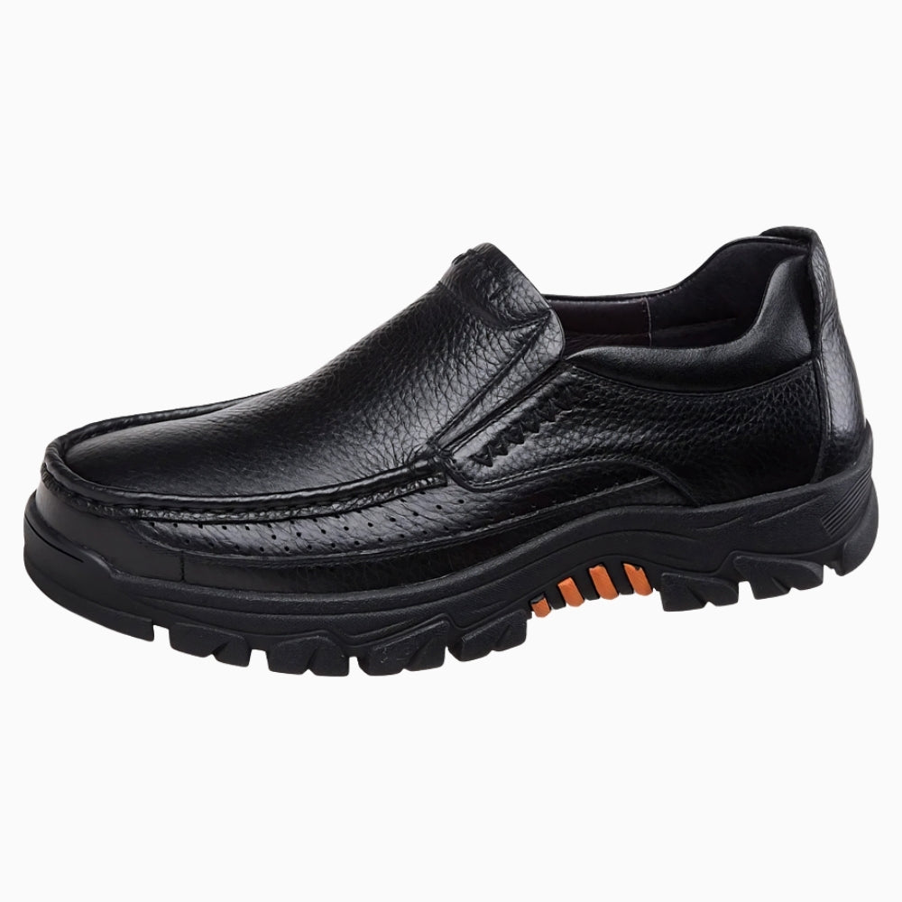 LuganoWalk | Orthopädischer Slip-On Herrenschuh aus Rindsleder
