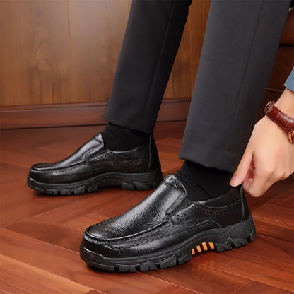 LuganoWalk | Orthopädischer Slip-On Herrenschuh aus Rindsleder