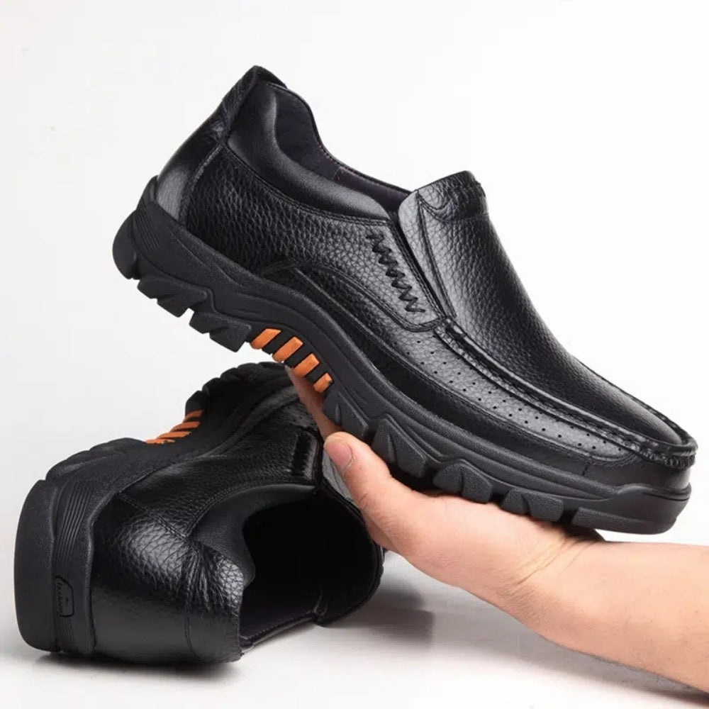 LuganoWalk | Orthopädischer Slip-On Herrenschuh aus Rindsleder