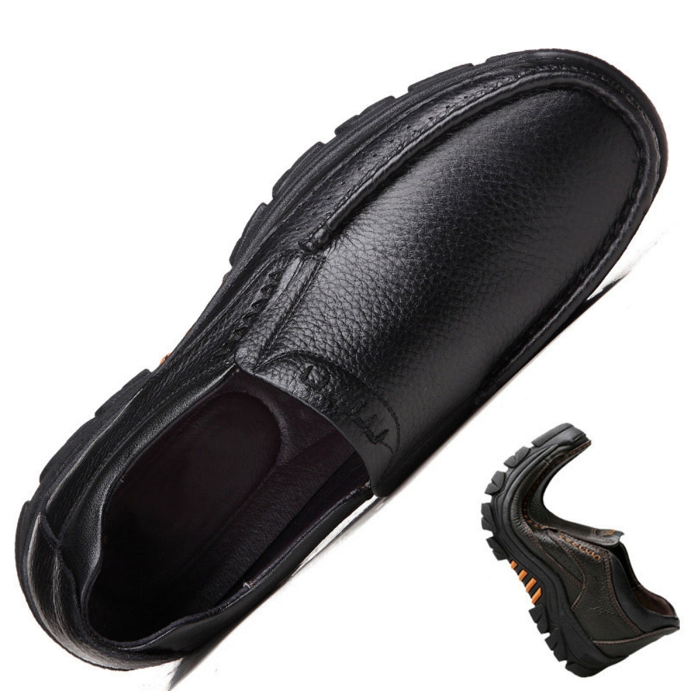 LuganoWalk | Orthopädischer Slip-On Herrenschuh aus Rindsleder